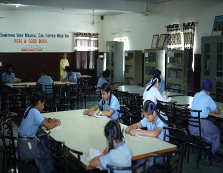 Library at the school
